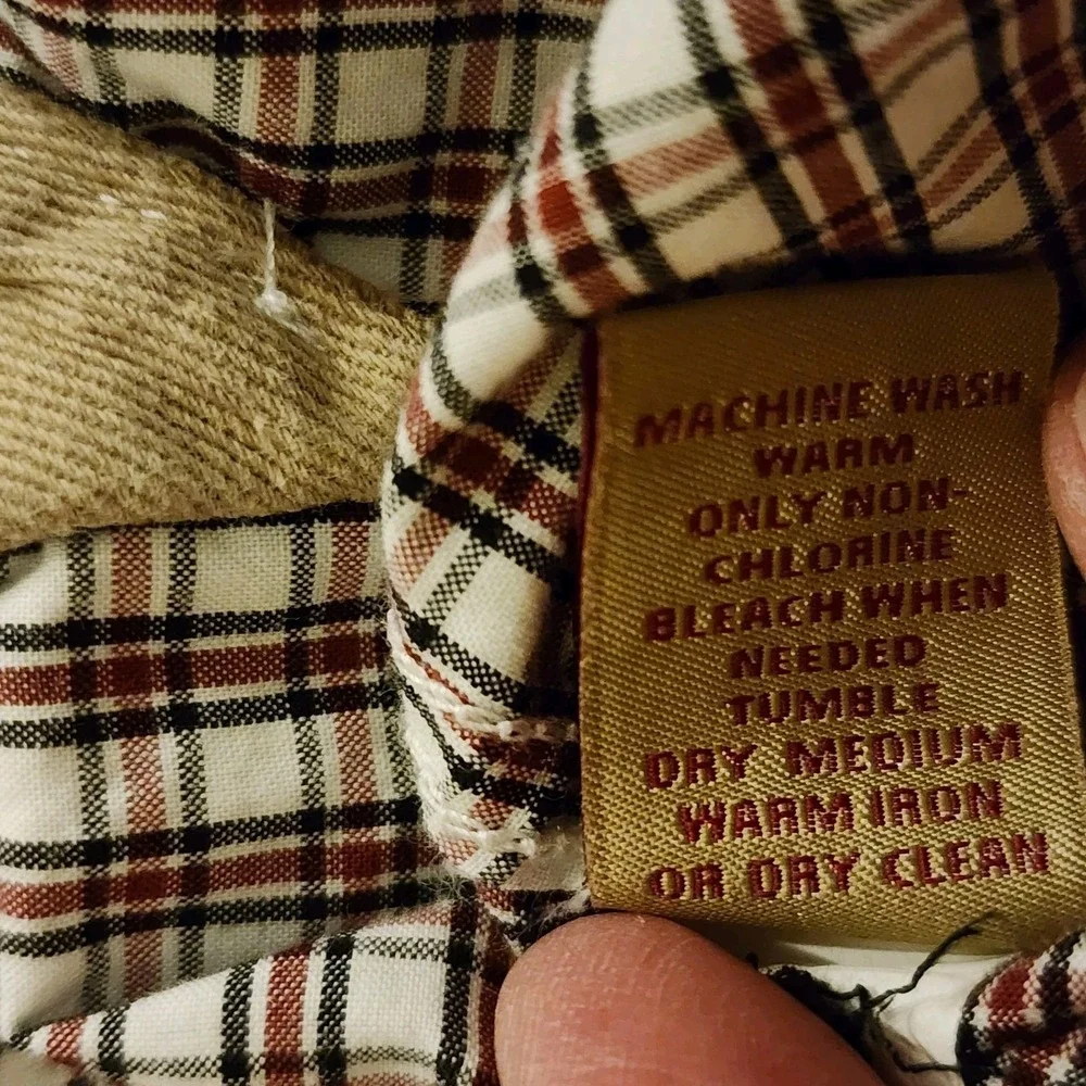 Banana Republic Heritage Collection shirt Mens Large Plaid Navy Red White Dapper